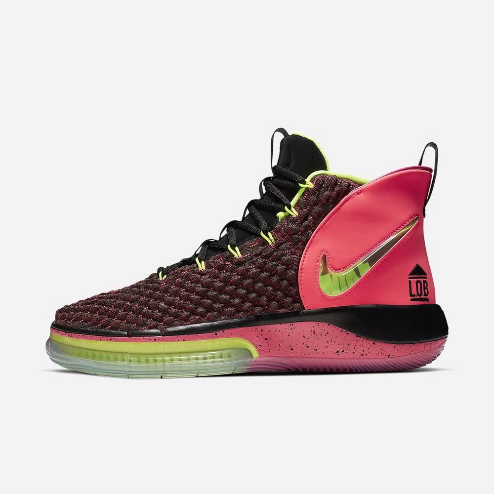 Chaussure De Basket Nike AlphaDunk Rose 8017-594 Racer Pink/Black/Volt Femme | QPA-10177248